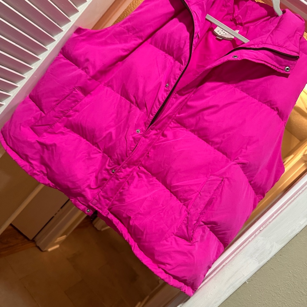 A New Day Pink Puffer Vest